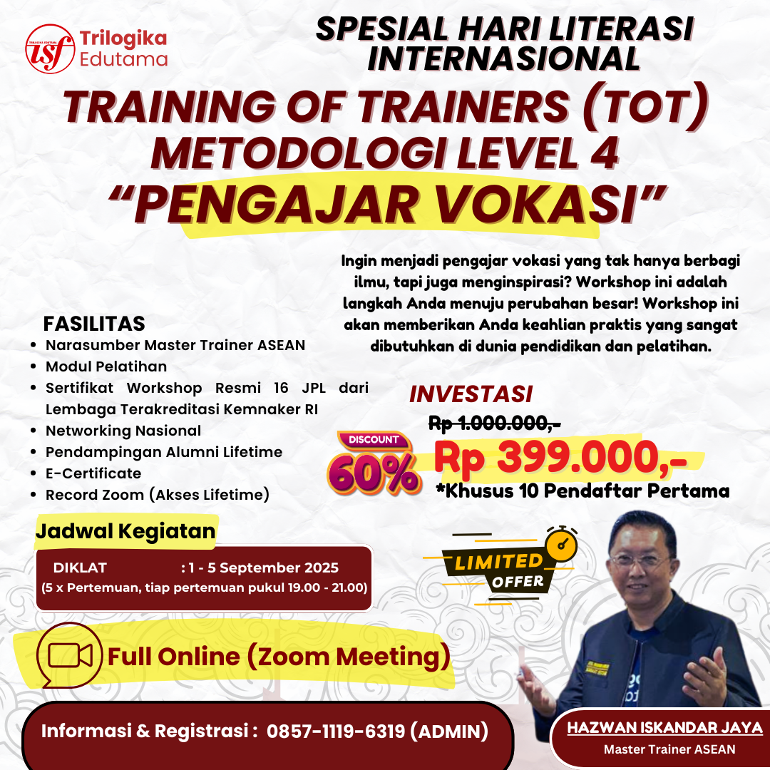 WORKSHOP TOT "PENGAJAR VOKASI" FULL ONLINE